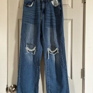 Blue Distressed Jeans